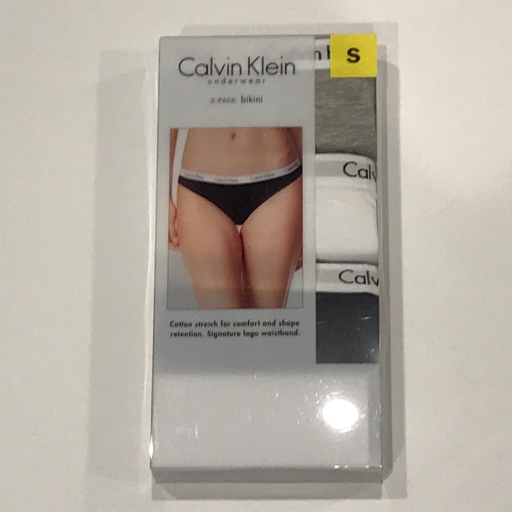 Calvin Klein 3 pack bikini Sz small
